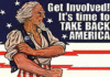 Face to Face with the Truth. The War against Syria and its People Patriotic Uncle Sam poster urging take back America