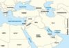 Canada Supports Syria’s “Moderate” Terrorists, Endorses Saudi Arabia The Awful Truth Behind The Bread And Circuses Labeled Middle East map with surrounding seas