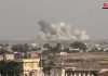 Do you want to know what the Turkish regime did in the northeast of Syria in 2019? This is the tip of the iceberg/Basma Qaddour, The Syria Times Thick smoke rises over a city after an explosion.