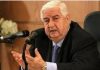Syrian Foreign Minister Walid al-Moallem says speaks at press conference in Damascus/By Basma Qaddour
