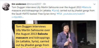 Tom Duggan Interviews Lilly Martin Sahiounie over August 2013 Balouta Massacre and kidnappings