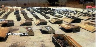Authorities Confiscate Large Stash of Weapons and Munition Heading to Idlib/ July 31, 2020/ By Arabi Souri,