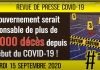 Le gouvernement Français serait responsable de plus de 30.000 décès depuis le début du COVID-19 !