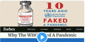 Why The WHO Faked A Pandemic
