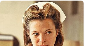 He Died of a Broken Heart Woman with vintage hairstyle holding a microphone.