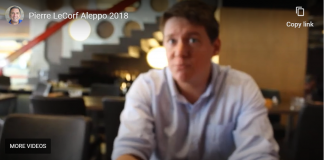 Memories from Aleppo, 2018. Interview with Pierre Le Corf