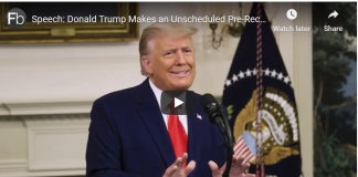 Trump Outlines Election Fraud Allegations In WH Speech: Our Country Needs Somebody To Say “You’re Right”