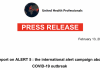 International Alert Message about COVID-19. United Health Professionals