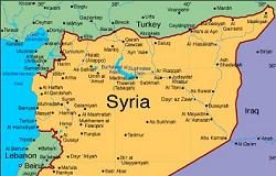 SYRIA: NATO’s Next “Humanitarian” War?/ By Prof. Chossudovsky/ i- book, Feb. 2012 Political map of Syria showing major cities and neighboring countries.