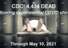 CDC: Death Toll Following Experimental COVID Injections Now at 4,434 – More than 21 Years of Recorded Vaccine Deaths from VAERS