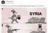 Western Support for ISIS in Pictures/ By Prof Anderson Comic depicts ISIS attacking Syria with diminishing impact on civilians and infrastructure.