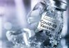 Vegan Restaurant Denies Me Service for Not Taking COVID Shot Derived from Fetal Heart Tissue/ By John C.A. Manley Close-up of a Covid-19 vaccine vial surrounded by ice.