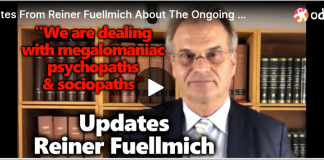 Updates From Reiner Fuellmich About Ongoing Crimes Against Humanity