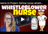 Federal doctor reacts to Project Veritas nurse whistleblower./ By Alison Morrow A nurse whistleblower exposes Project Veritas.