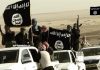 $1.25 Billion, ISIS Annual Revenue from Stolen Syrian and Iraqi Oil/ By Arabi Souri Armed militants holding black flags atop vehicles in a desert setting.