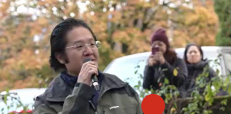 Dr. Daniel Nagase at Vancouver City Hall, November 3, 2021