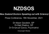 New Zealand Doctors Speaking Out With Science Title slide for NZDSOS Doctors' conference held in November 2022.