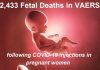 2,433 Dead Babies in VAERS as Another Study Shows mRNA Shots Not Safe for Pregnant Women