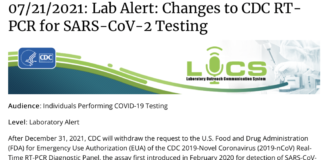 Bombshell: CDC No Longer Recognizes the PCR Test As a Valid Method for Detecting “Confirmed Covid-19 Cases”/ By Prof. Chossudovsky