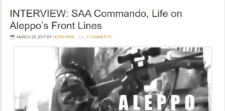 INTERVIEW: SAA Commando, Life on Aleppo’s Front Lines/ By 21st Century Wire