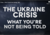Ukraine Crisis- What you’re Not Being Told