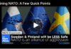 Sweden and Finland Joining NATO: A Few Quick Points/ By Brian Berletic