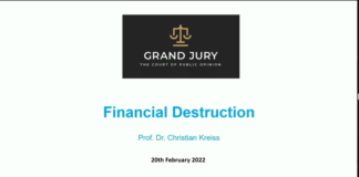 Grand Jury Day Five/ Financial Destruction/ By Prof. Dr. Christian Kreib