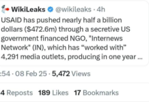 USAID/CIA Pushes Fake News Globally