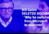 Bill Gates DELETED DOCUMENTARY “Why he switched from Microsoft to vaccines “