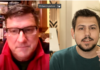 Scott Ritter: Why Is a Nazi Collaborator Ukraine’s National Hero? Two men engaged in a video call with different backgrounds.