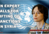WATCH: UN expert calls for lifting of SANCTIONS on Syria
