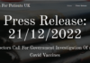 Press Release: 21/12/2022 UK Doctors Call For Government Investigation Of mRNA Covid Vaccines