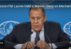 Russian FM Holds a Master Class on International Law