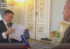 Putin Aide HUMILIATES Ukraine After Turkey Talks | ‘Russians Always Come Back For What’s Theirs’ Two men in a formal room with ornate decor and microphones.