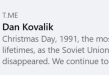 Christmas Day, 1991, the most tragic day in our lifetimes/ By Dan Kovalik