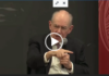 Prof. Mearsheimer on U.S. World Terrorism Bald man gestures during conference talk