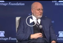 And why would they give it to anyone? Bald man speaking at Heritage Foundation panel