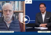MIT Professor Theodore Postol on US Defence Systems Split-screen live video interview between two men