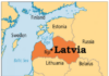 Nazism Openly Celebrated in Latvia/By Lucas Leiroz de Almeida Latvia map highlighting Riga and surrounding countries