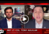 U.S Military Intelligence Supports ISIS and al Qaeda as Strategic Assets Split-screen TV news interview with anchor and guest