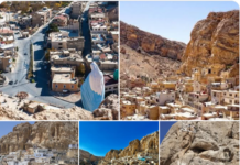 Syrian Christians and Minorities Paying for the West’s Moral Bankrupcy/ By Manaf Hassan Collage of cliffside villages in arid mountains