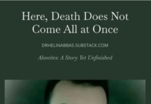 On-Going Genocide in Al Qaeda Syria/ Dr Helin Abbas Substack article header with man's portrait