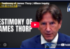 Testimony of James Thorp | Allison Inquiry