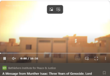 A Message from Munther Isaac: Three Years of Genocide. Lord Have Mercy.